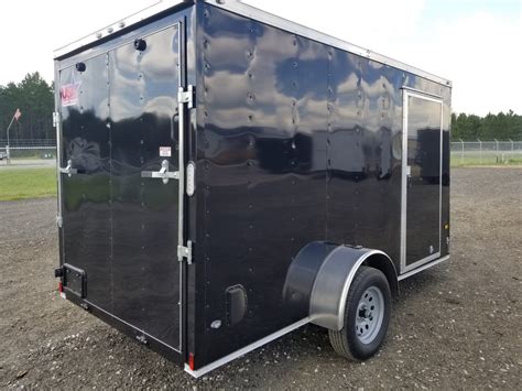 5&39; Wide Transport V-Nose 8. . 7x14 single axle enclosed trailer weight